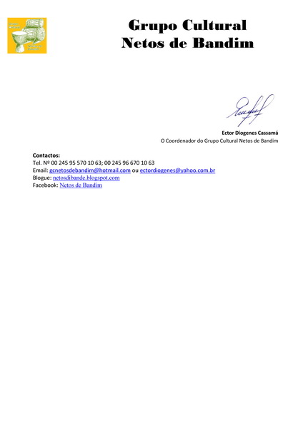 Descrição Netos de Bandim 264